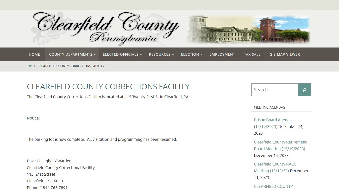 Clearfield County Corrections Facility